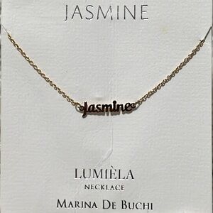 Marina De Buchi *Jasmine* name necklace